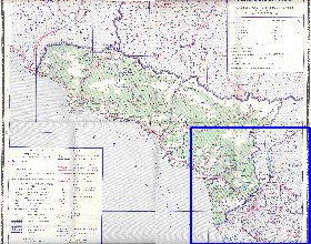 Administrativa mapa de Abecasia