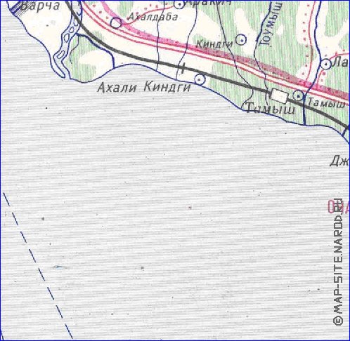 Administrativa mapa de Abecasia