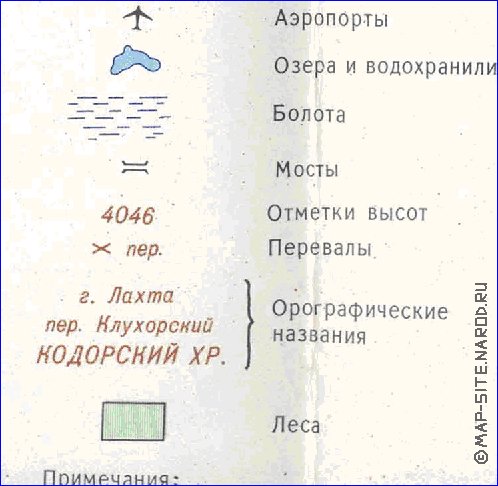 Administratives carte de Abkhazie