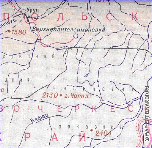 Administrativa mapa de Abecasia