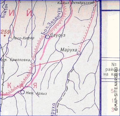 Administrativa mapa de Abecasia