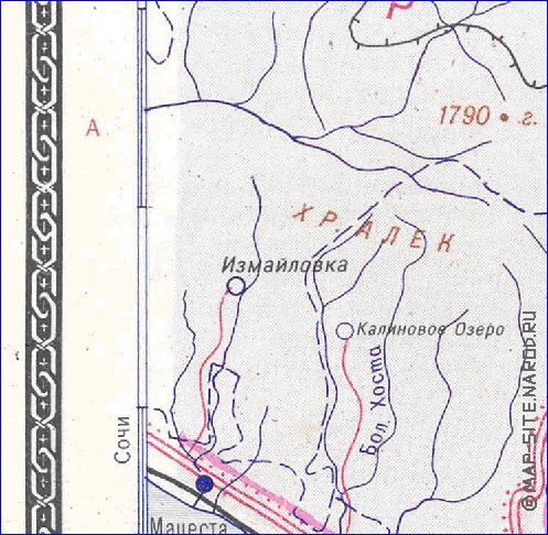 Administrativa mapa de Abecasia