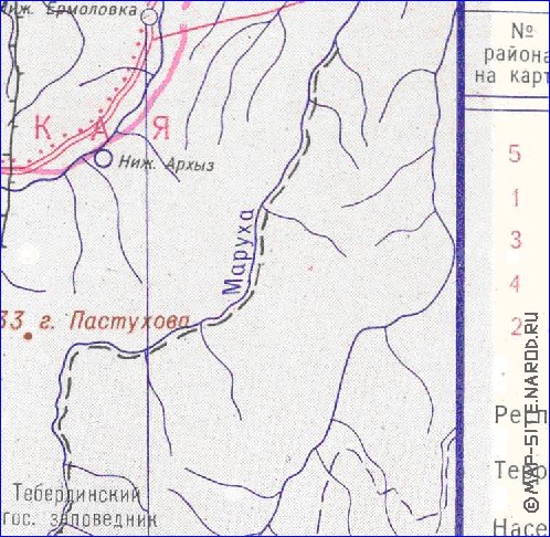 Administrativa mapa de Abecasia