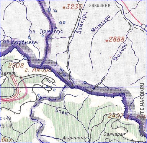 Administrativa mapa de Abecasia