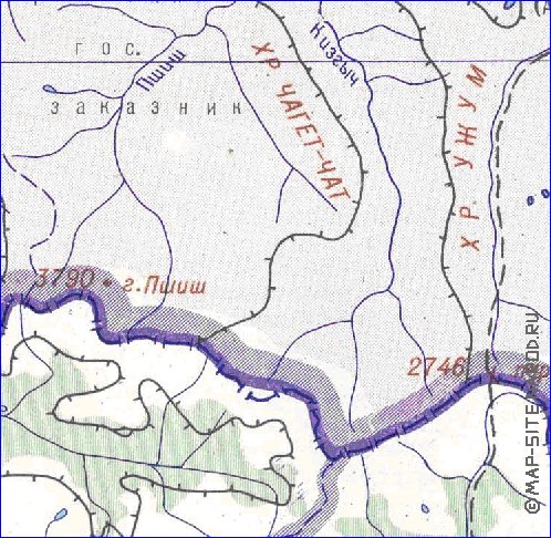 Administrativa mapa de Abecasia