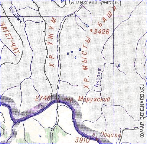 Administrativa mapa de Abecasia