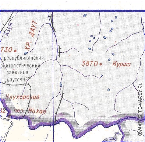 Administrativa mapa de Abecasia