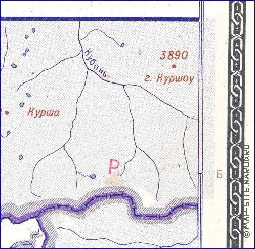 Administrativa mapa de Abecasia