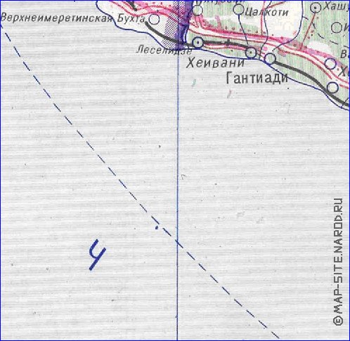 Administrativa mapa de Abecasia