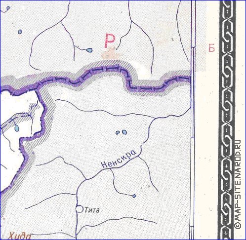 Administratives carte de Abkhazie