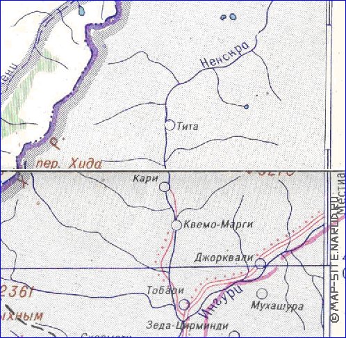 Administrativa mapa de Abecasia