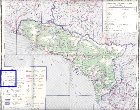 Administrativa mapa de Abecasia