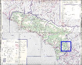 Administrativa mapa de Abecasia