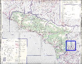 Administrativa mapa de Abecasia