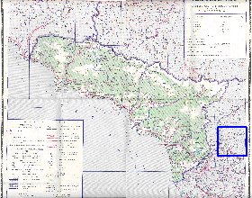 Administrativa mapa de Abecasia