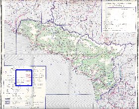 Administrativa mapa de Abecasia