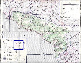 Administrativa mapa de Abecasia