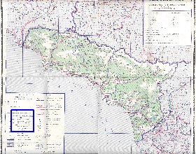 Administrativa mapa de Abecasia