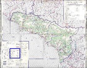 Administrativa mapa de Abecasia