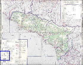 Administrativa mapa de Abecasia