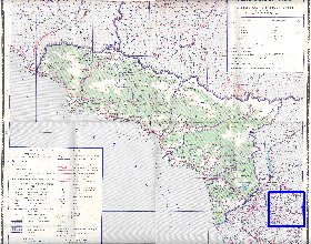 Administrativa mapa de Abecasia