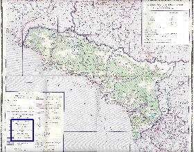 Administrativa mapa de Abecasia