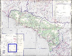 Administrativa mapa de Abecasia