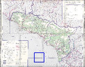 Administrativa mapa de Abecasia