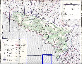 Administrativa mapa de Abecasia