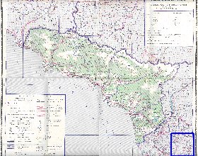 Administrativa mapa de Abecasia