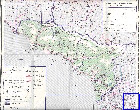 Administrativa mapa de Abecasia