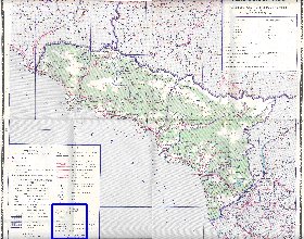 Administrativa mapa de Abecasia