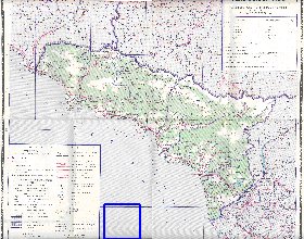 Administrativa mapa de Abecasia