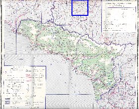 Administrativa mapa de Abecasia