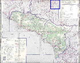 Administrativa mapa de Abecasia