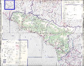 Administratives carte de Abkhazie