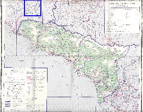 Administrativa mapa de Abecasia