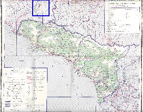 Administrativa mapa de Abecasia