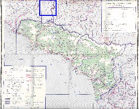 Administrativa mapa de Abecasia