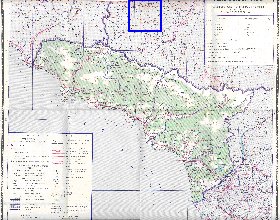 Administrativa mapa de Abecasia