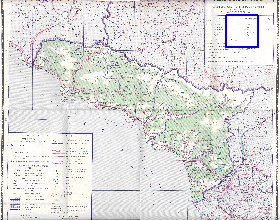 Administrativa mapa de Abecasia