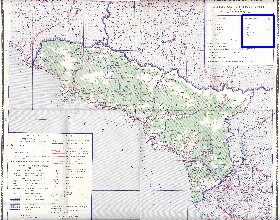 Administrativa mapa de Abecasia