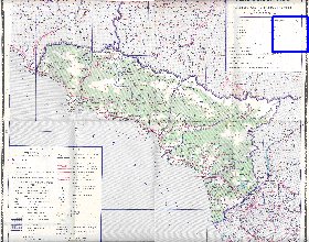 Administrativa mapa de Abecasia