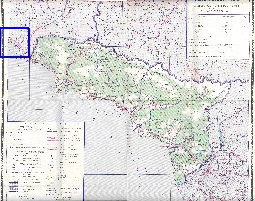 Administrativa mapa de Abecasia