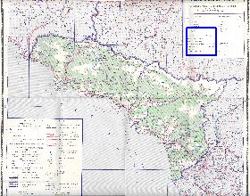 Administrativa mapa de Abecasia