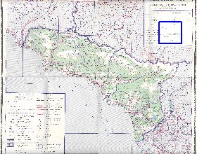 Administrativa mapa de Abecasia