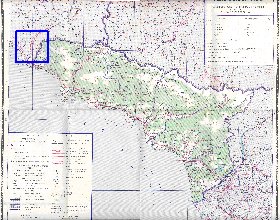 Administrativa mapa de Abecasia