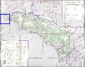 Administratives carte de Abkhazie