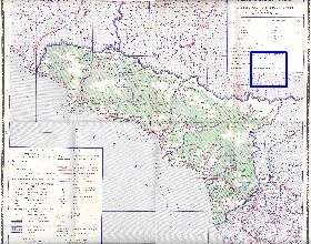 Administrativa mapa de Abecasia