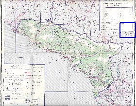 Administrativa mapa de Abecasia